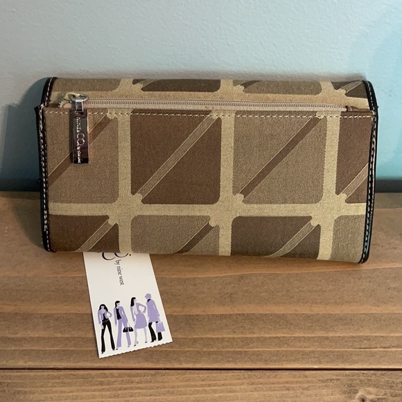 Nine West Khaki Espresso Norfolk NWT Wallet - Picture 6 of 15